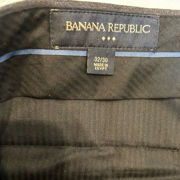 Banana Republic Suit 42R 32x30 Charcoal Gray - Picture 2 of 5
